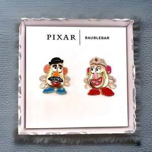 Disney Authentic Baublebar Stud Earrings- Mr. & Mrs. Potatohead Mismatched Set